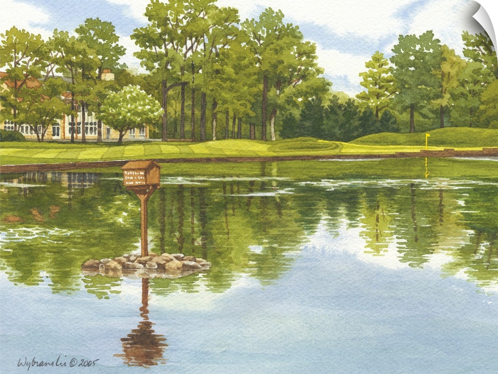 The golf course for the opinionated golfer. Suggestions are welcome but you'll need a rowboat!