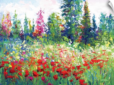 Blooming Wildflower Landscape