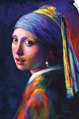 Girl With A Pearl Earring, A Homage To Vermeer