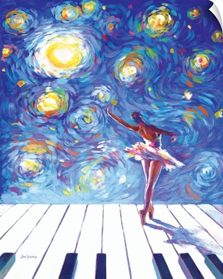 Van Gogh's Ballerina Reaching For The Stars