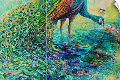 Peacock Diptych