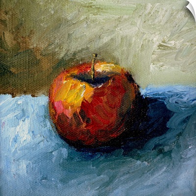 Apple Still Life with Grey and Olive