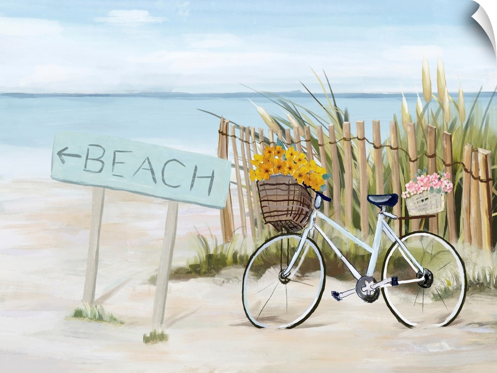 Bicycle On Beach