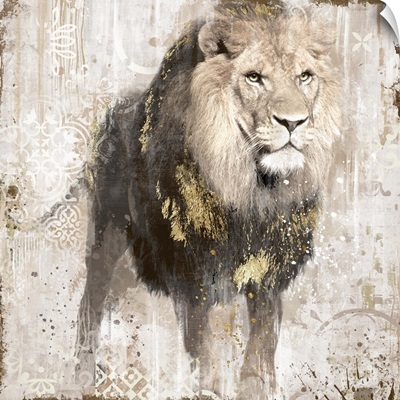 Ivory Portrait Lion