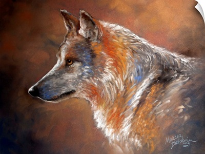 Lone Wolf Pastel