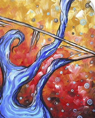 Bubbling Joy 3 - Contemporary Wine Glass Painting