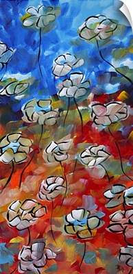 Floating Poppies - Contemporary Floral Art