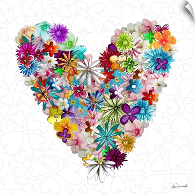 Flower Heart Love