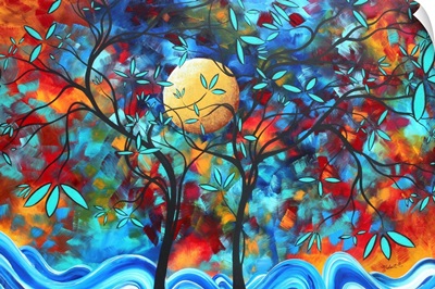 Lovers Moon  - Bold Vibrant Landscape Painting