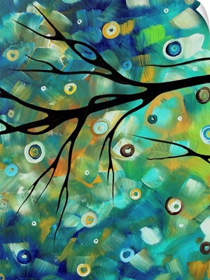 Morning Blues 2 - Abstract Art Landscape Painting