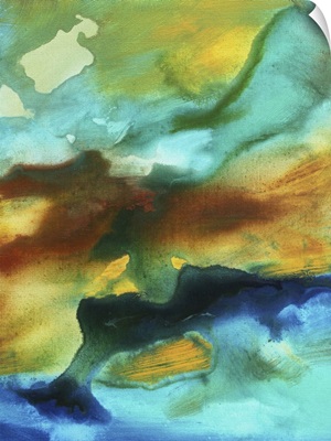 River Of Rust II -  Bold Modern Abstract Painting
