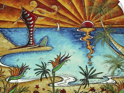 Tropical Serenity - Coastal Beach Painting