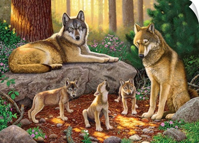 A Family Of Wolves