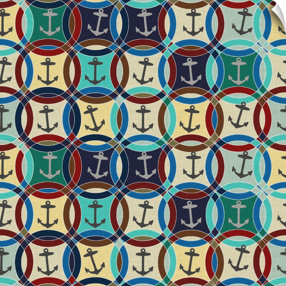 repeating pattern ~ textured anchors