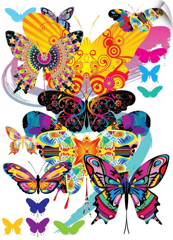 Pop Art Butterfly IV