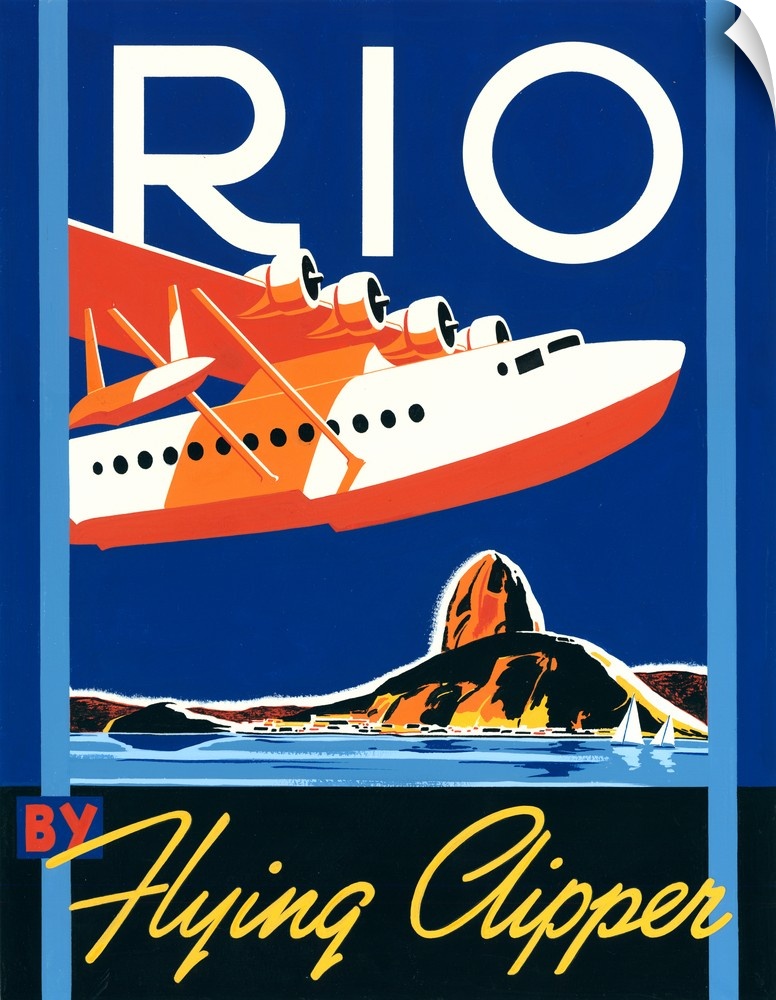 Contemporary minimalist travel poster in a retro style.