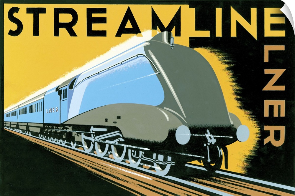 Contemporary artwork of a retro minimalist travel poster.