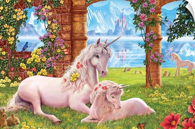 Unicorn Mother And Foal