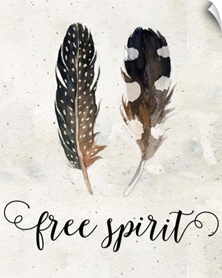 Free Spirit Watercolor Feathers