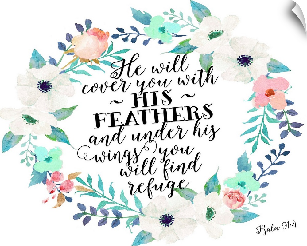 Contemporary scripture handlettered artwork.