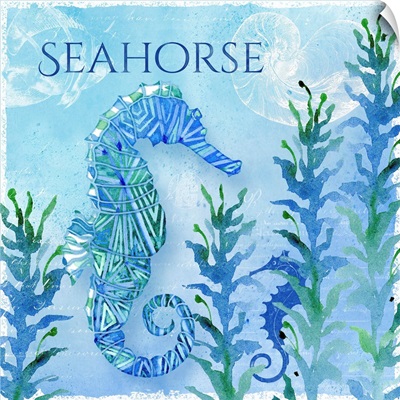 Sea Glass Seahorse