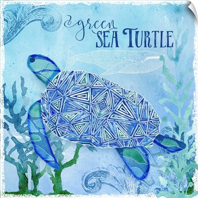Sea Glass Turtle 2