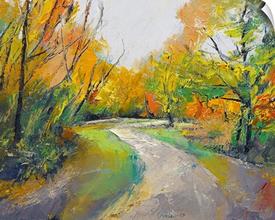 Autumn Woodland Path