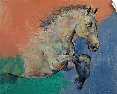 Graceful Jets - Horse Portrait