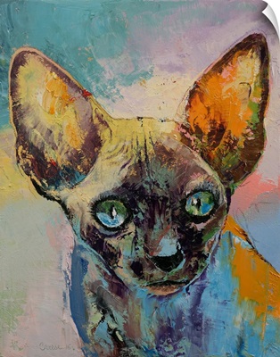Sphynx Cat Portrait