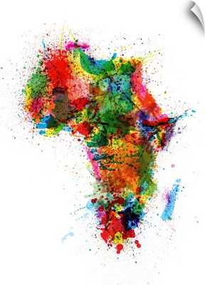 Africa Paint Splashes