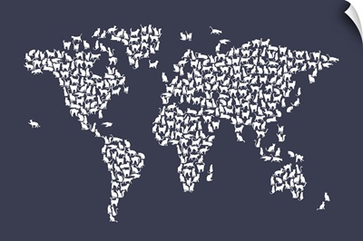 Cats Map of the World, Indigo