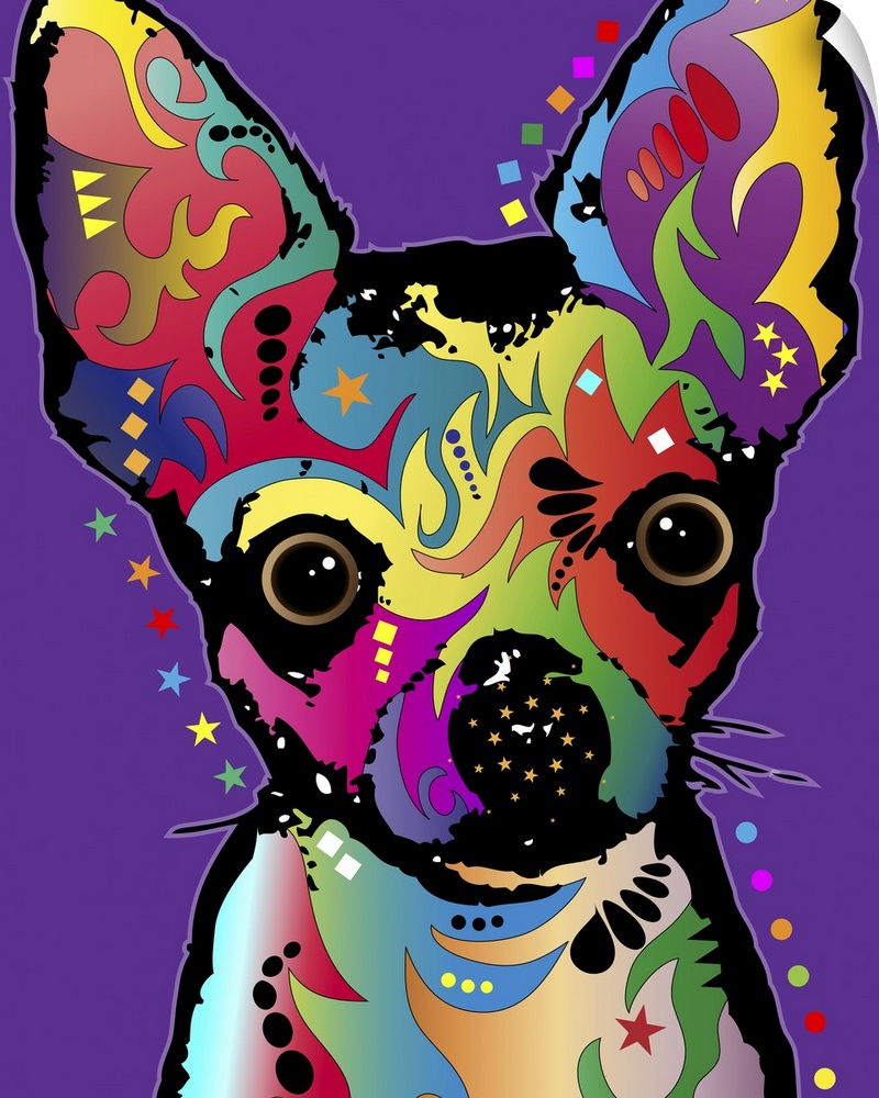 Chihuahua Art Print. The Chihuahua is the smallest breed of dog and is named after the state of Chihuahua in Mexico. The K...