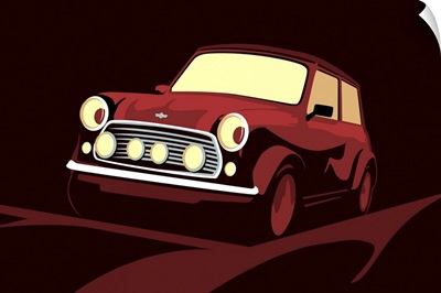 Classic Mini Cooper in Red