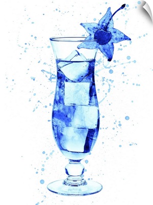 Cocktail Drinks Glass Watercolor