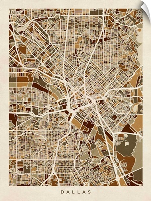 Dallas Texas City Map