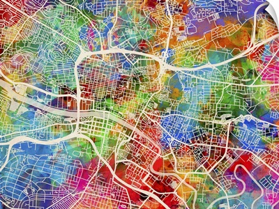 Glasgow Street Map