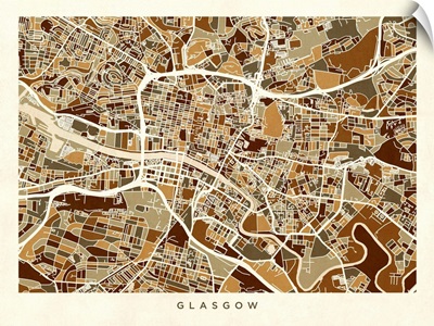 Glasgow Street Map