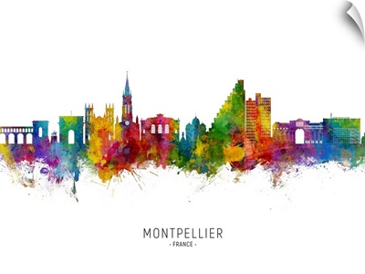 Montpellier France Skyline