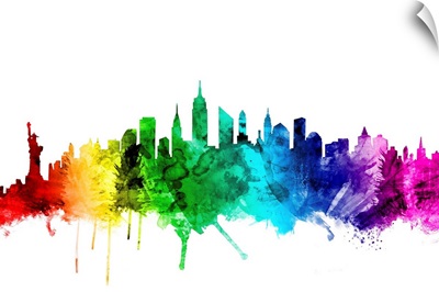 New York City Skyline, Rainbow