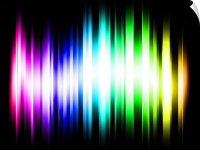 Rainbow Spectrum Light Rays