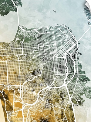 San Francisco City Street Map