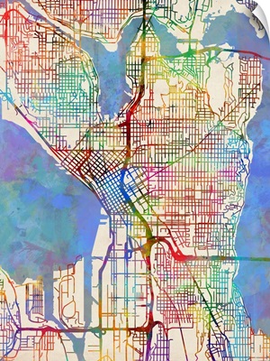 Seattle Washington Street Map