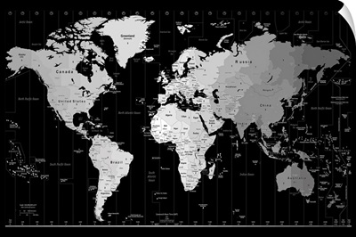 World Timezone map
