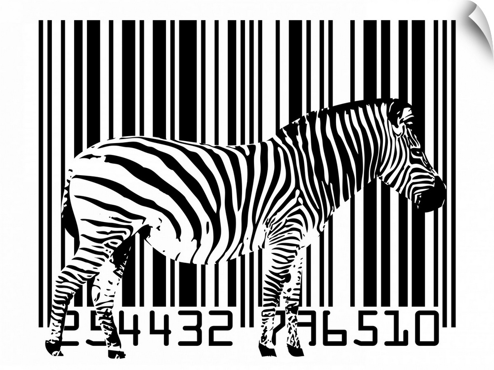 Zebra on Barcode