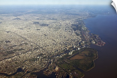 Aerial of Buenos Aires, Buenos Aires, Argentina