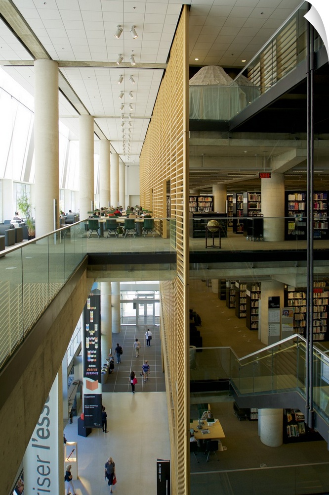 La Grande Biblioteque, Montreal, Quebec, Canada.