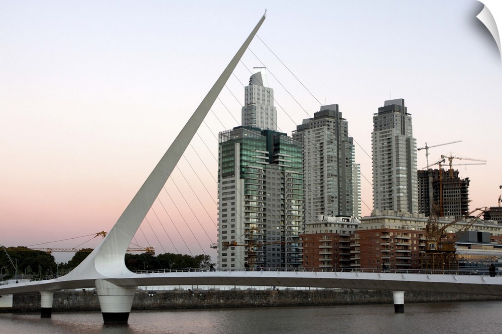 Puerto Madero - Once a dismissed port and docks area, is now a thriving new district with fashion luxury apartment buildin...