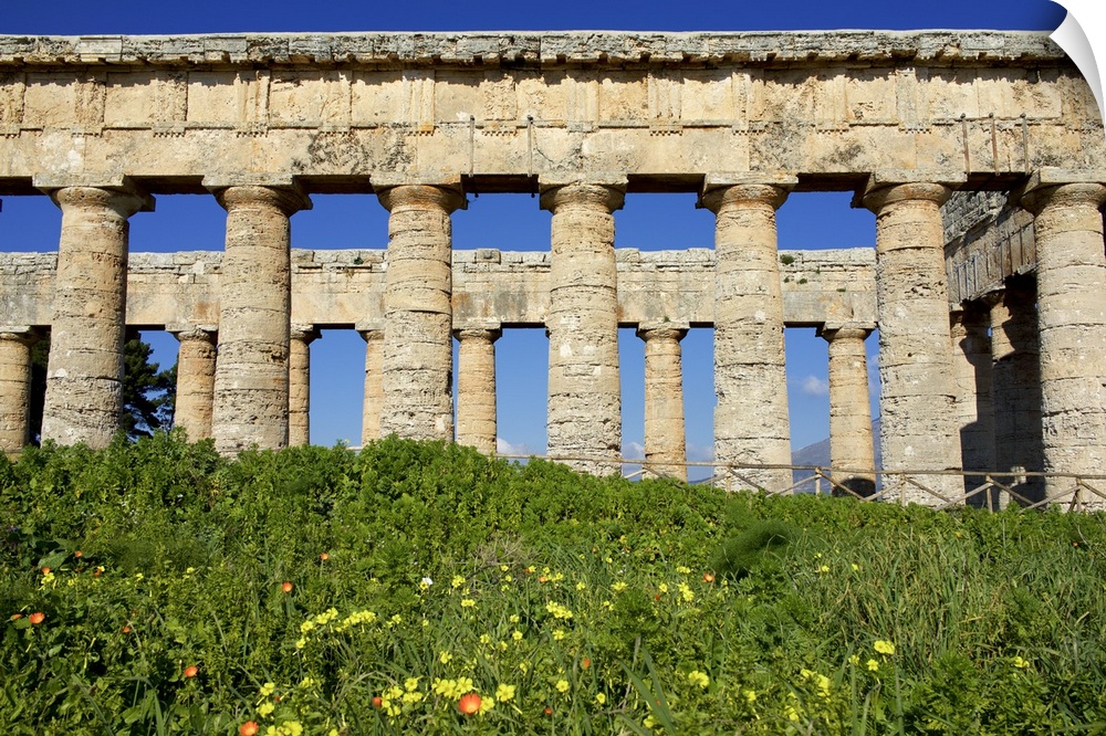 Segesta Greek ruins, Sicily, Italy.