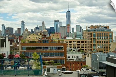 Usa, NY, New York City: South Manhattan and Liberty Tower seen from new Whitney Museum