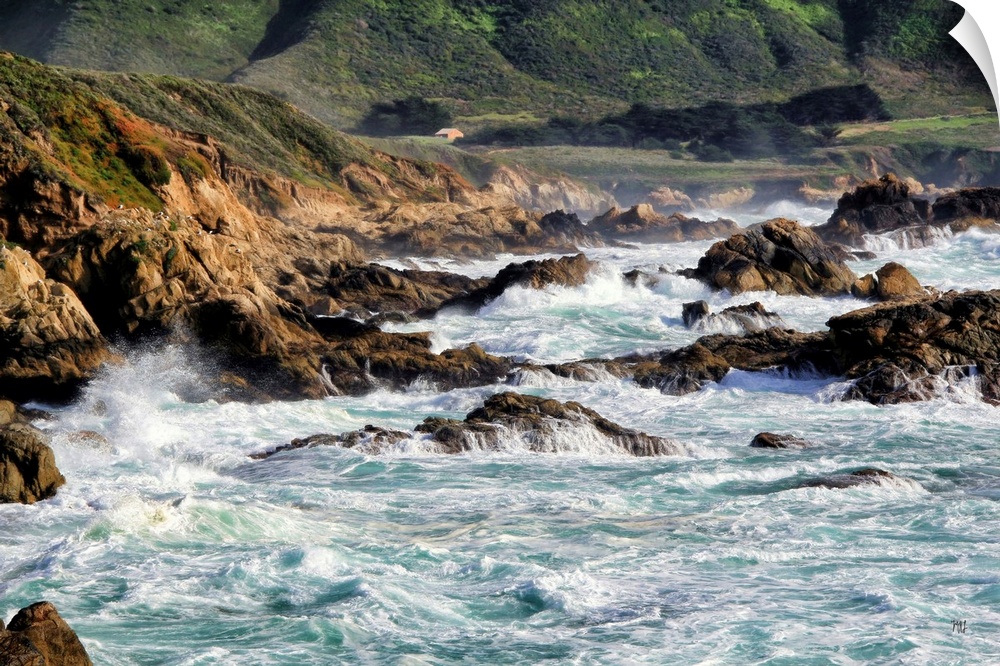 There is beauty everywhere you turn in Big Sur, including along this stretch of the coast where a symphony of waves crash ...
